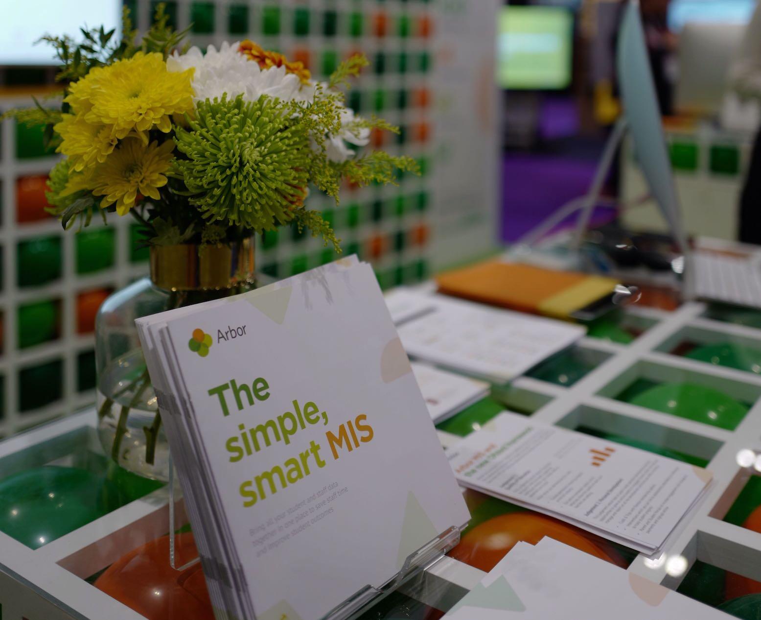 Arbor's leaflets at our BETT 2019 stand