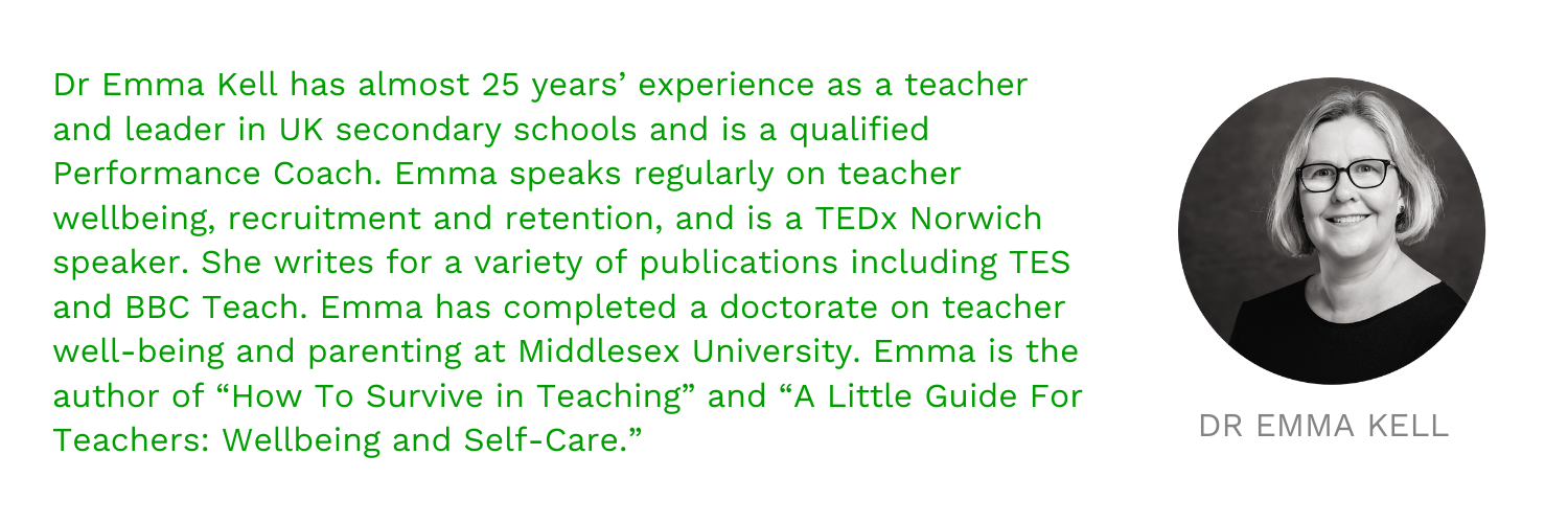 staff wellbeing in schools