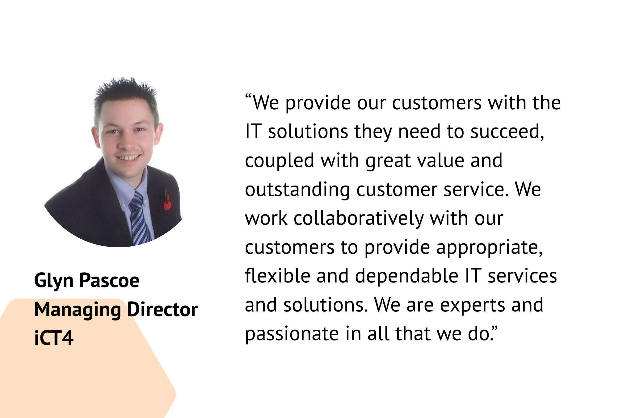 Glyn pascoe ict4 quote