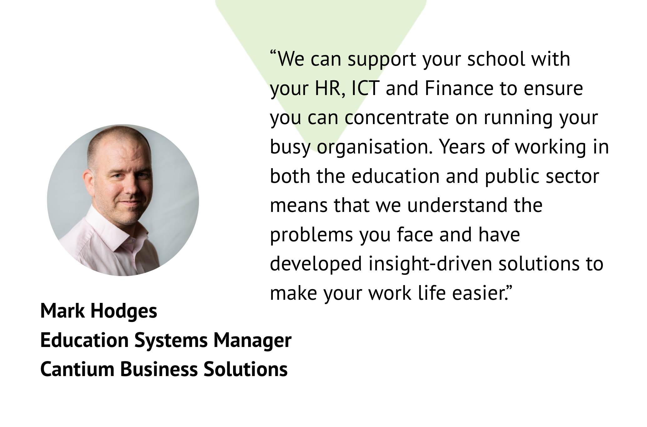 mark hodges cantium quote