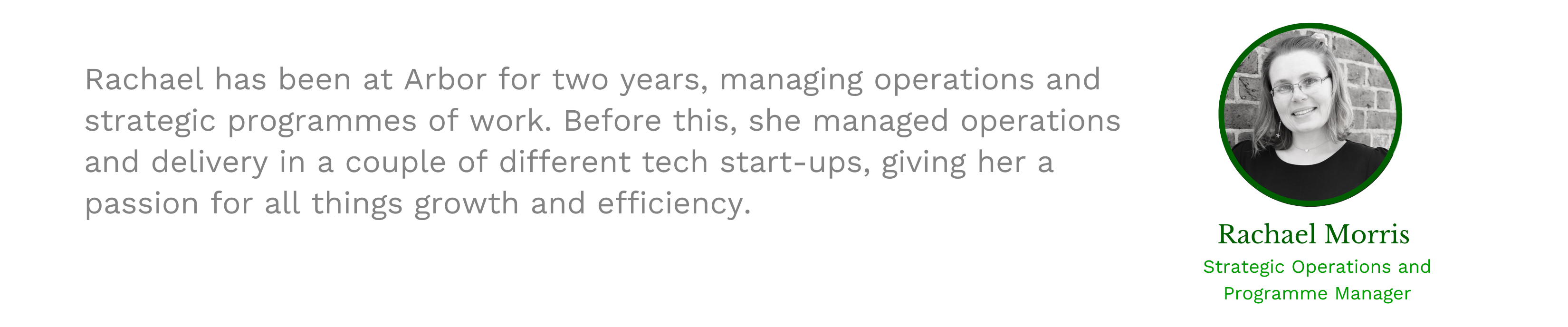 Operational efficiency