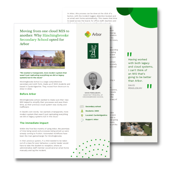 secondary school cloud MIS